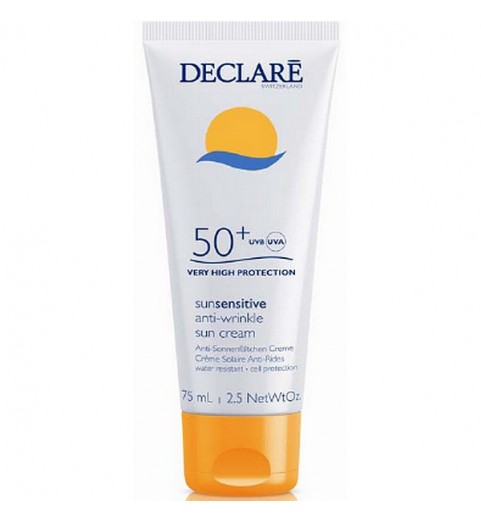 Declare (Декларе) Anti-Wrinkle Sun Cream SPF50+ / Солнцезащитный крем SPF50+ с омолаживающим действием, 75 мл