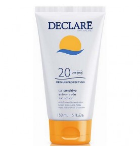 Declare (Декларе) Anti-Wrinkle Sun Lotion SPF20 / солнцезащитный лосьон SPF20 с омолаживающим действием, 150 мл