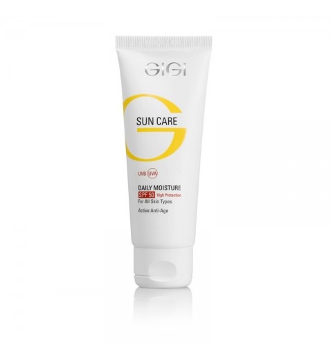 GIGI (ДжиДжи) Sun Сare Daily Moisture UVA-UVB - SPF 50 / Крем увлажняющий защитный антивозрастной SPF 50, 75 мл