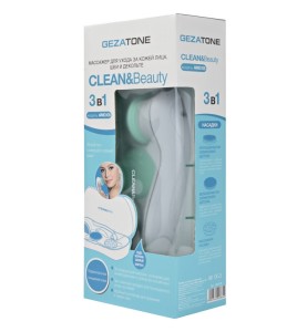 Gezatone AMG 108 Clean & Beauty  Аппарат для чистки лица и ухода за кожей (брашинг) с 3 насадками