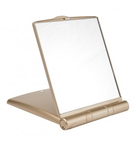 Gezatone LM1417 Зеркало-планшет косметологическое 1/3х с подсветкой, золотое