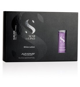 Alfaparf Milano Semi Di Lino Sublime Shine Lotion / Лосьон для всех типов волос, придающий блеск, 12*13 мл