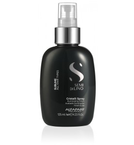 Alfaparf Milano Semi Di Lino Sublime Cristalli Spray / Масло-спрей для посечённых кончиков волос, придающее блеск, 125 мл
