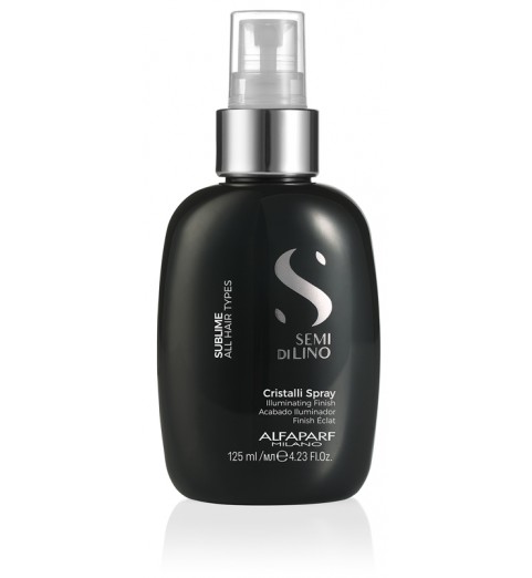 Alfaparf Milano Semi Di Lino Sublime Cristalli Spray / Масло-спрей для посечённых кончиков волос, придающее блеск, 125 мл