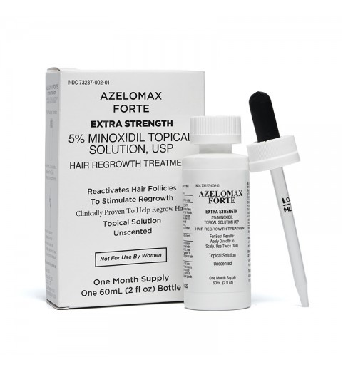 Azelomax Forte Hair Growth Solution / Азеломакс Форте Лосьон для стимуляции роста волос, 60 мл