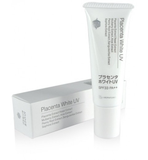 Bb Laboratories Placenta White UV / Крем солнцезащитный SPF 33 РА ++ для профилактики гиперпигментации, 30 г