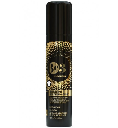 Be3 Miracle Tan Abbronzante Spray / Спрей для автозагара с экстрактом сахарного тростника и гиалуроновой кислотой, 75 мл