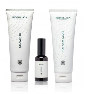 Biofollica (Биофолика) Набор от выпадения волос (шампунь, бальзам-маска и сыворотка), 250 мл*2+50 мл