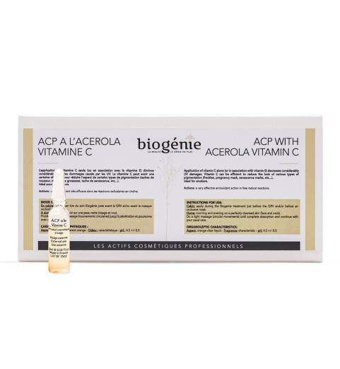 Biogenie (Биожени) A.C.P. Vitamine C / Ампулы с витамином С, 10 ампул по 3 мл Biogenie (Биожени) A.C.P. Vitamine C / Ампулы с витамином С, 10 ампул по 3 мл