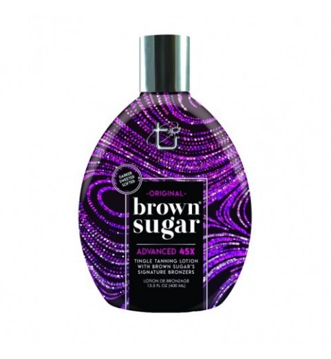 Brown Sugar Original Dark Brown Sugar Advanced 45 Hot Bronzer Tingle / Лосьон для загара мгновенного действия с тингл-эффектом, 400 мл