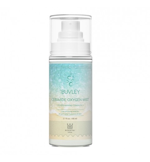 Buvley Ceramide Oxygen Mist / Кислородный освежающий спрей с океаническим комплексом, 80 мл