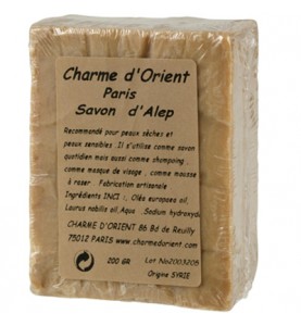 Charme D Orient (Шарм Ориент) Savon d'Alep pur / Мыло "Алеп" для чувствительной кожи (кусковое), 200 г