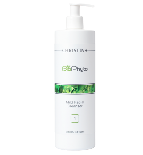 Christina (Кристина) Bio Phyto Mild Facial Cleanser / Мягкий очищающий гель (шаг 1), 500 мл