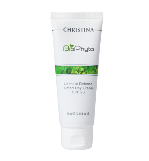 Christina (Кристина) Bio Phyto Ultimate Defense Tinted Day Cream SPF 20 / Дневной крем «Абсолютная защита» SPF 20 с тоном, 75 мл