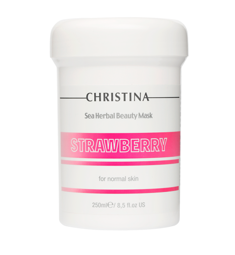 Christina (Кристина) Sea Herbal Beauty Mask Strawberry for normal skin / Маска красоты на основе морских трав для нормальной кожи «Клубника», 250 мл