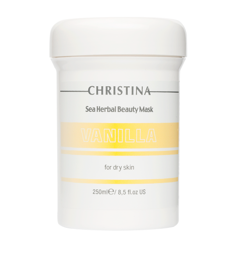 Christina (Кристина) Sea Herbal Beauty Mask Vanilla for dry skin / Маска красоты на основе морских трав для сухой кожи «Ваниль», 250 мл