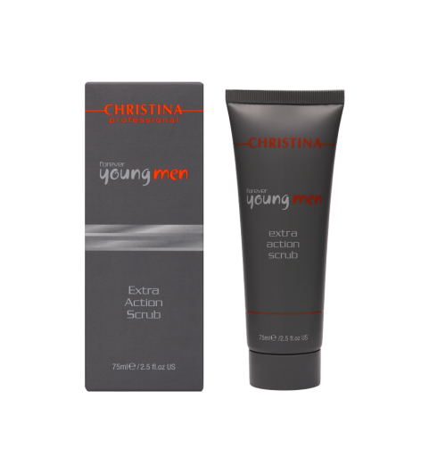 Christina (Кристина) Forever Young Men Extra Action Scrub / Скраб активного действия, 75 мл