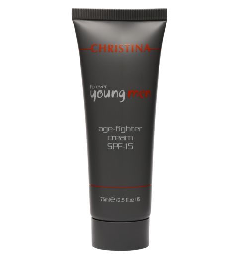 Christina (Кристина) Forever Young Men Age-Fighter Cream SPF 15 / Крем против старения c SPF 15, 75 мл