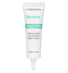 Christina (Кристина) Unstress Harmonizing Eye & Neck Night Cream / Гармонизирующий ночной крем для кожи вокруг глаз и шеи, 30 мл