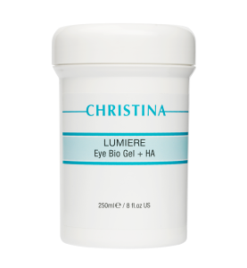 Christina (Кристина) Lumiere Eye Bio Gel + HA / Био-гель для кожи вокруг глаз с гиалуроновой кислотой Lumiere, 250 мл