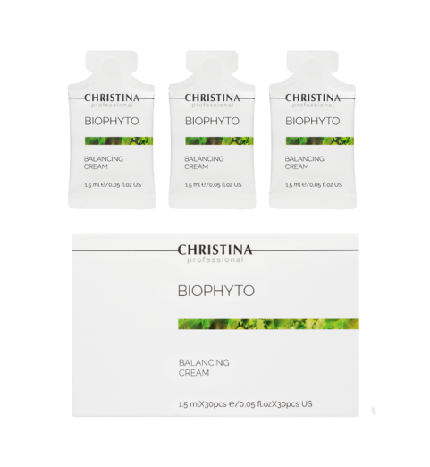 Christina (Кристина) Bio Phyto Balancing Cream / Балансирующий крем в саше, 30 шт по 1,5 мл