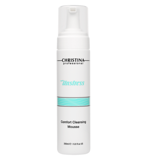 Christina (Кристина) Unstress Comfort Cleansing Mousse / Очищающий мусс-комфорт, 200 мл