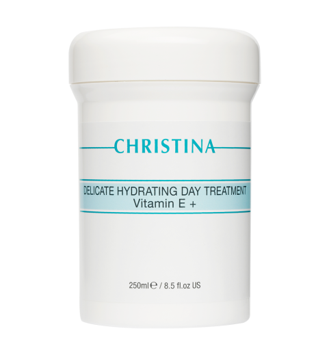 Christina (Кристина) Delicate Hydrating Day Treatment + Vitamin E / Деликатный увлажняющий дневной уход с витамином Е, 250 мл