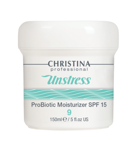 Christina (Кристина) Unstress Probiotic Moisturizer SPF 15 / Увлажняющий крем с пробиотическим действием SPF 15 (шаг 9), 150 мл