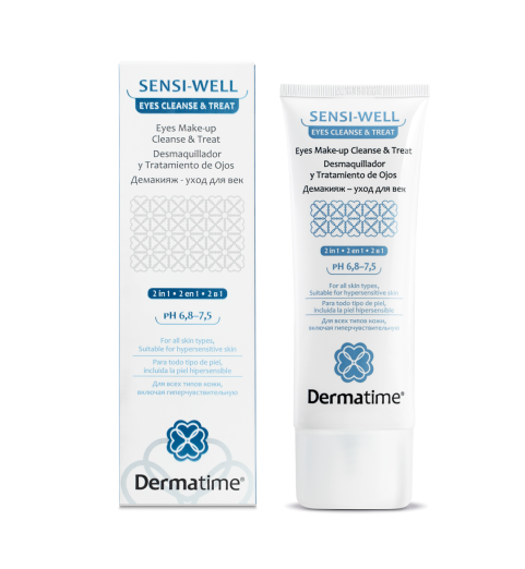 Dermatime Sensi-Well Eyes Make-Up Cleanse & Treat / Демакияж - уход для век, 100 мл Dermatime Sensi-Well Eyes Make-Up Cleanse & Treat / Демакияж - уход для век, 100 мл