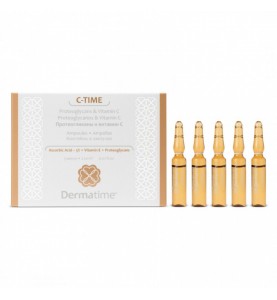 Dermatime C-Time Proteoglycans & Vitamin C / Протеогликаны и витамин С коктейль в ампулах, 5*2 мл