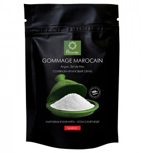 Diar Argana Gommage Marocain / Соляной скраб с маслом арганы Марокканская мята-Атласский кедр, 200г
