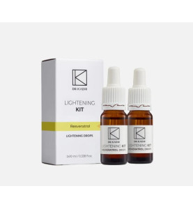 Dr. Kadir Ligthening Kit Resveratrol Drops / Капли Ресвератрол для восстановления кожи, 2*10 мл Dr. Kadir Ligthening Kit Resveratrol Drops / Капли Ресвератрол для восстановления кожи, 2*10 мл