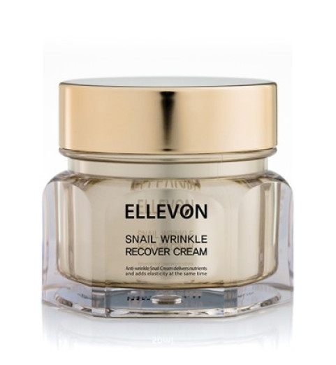 Ellevon (Эллевон) Snail Wrinkle Recover Cream / Анти-возрастной крем с фильтратом слизи улитки, 100 мл Ellevon (Эллевон) Snail Wrinkle Recover Cream / Анти-возрастной крем с фильтратом слизи улитки, 100 мл