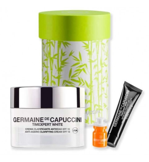 Germaine de Cappucini Набор Feel the Beauty / TimExpert Radiance C+ Эмульсия Pure C10 антиоксидантная + TimExpert SRNS Интенсивная сыворотка для восстановления кожи вокруг глаз + TimExpert WhiTimExpert Крем для коррекции пигментных пятен SPF15, 1 шт.