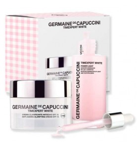 Germaine de Cappucini Набор TimExpert White / Сыворотка-бустер + Крем для коррекции пигментных пятен SPF15, 1 шт.