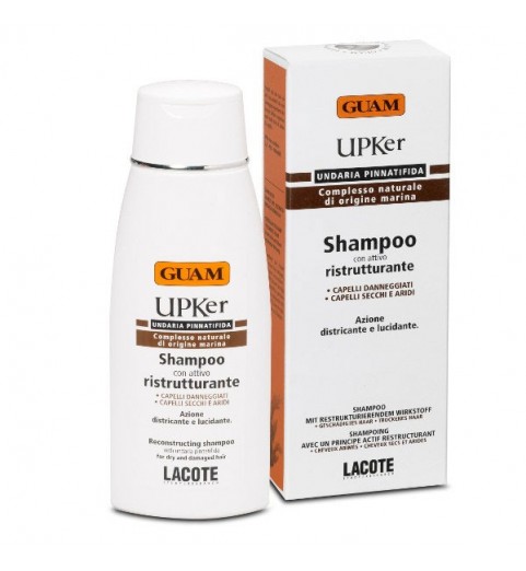 Guam UPKer Shampoo Con Attivo Ristrutturante / Мягкий очищающий шампунь для восстановления сухих секущихся волос, 200 мл