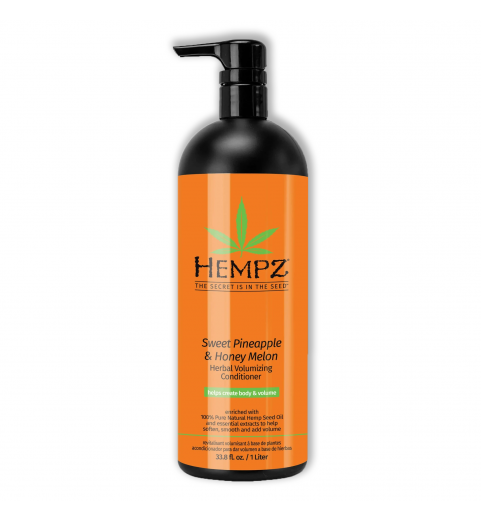 Hempz Sweet Pineapple & Honey Melon Herbal Volumizing Conditioner / Кондиционер Ананас и Медовая Дыня для придания объёма, 1000 мл