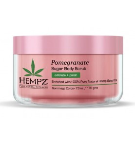 Hempz Body Scrub - Sugar & Pomegranate / Скраб для тела Сахар и Гранат, 176 г
