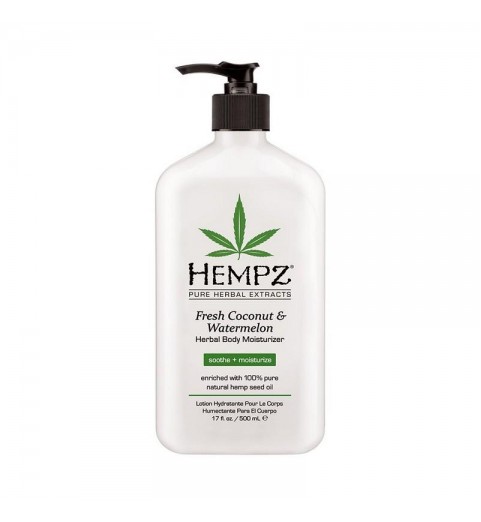 Hempz Fresh Coconut & Watermelon Herbal Moisturizer / Молочко для тела увлажняющее Кокос и Арбуз , 500 мл