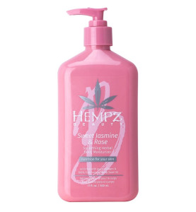 Hempz Sweet Jasmine & Rose Smoothing Herbal Body Moisturizer / Молочко для тела увлажняющее Сладкий Жасмин и Роза, 500 мл Hempz Sweet Jasmine & Rose Smoothing Herbal Body Moisturizer / Молочко для тела увлажняющее Сладкий Жасмин и Роза, 500 мл