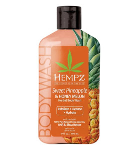 Hempz Sweet Pineapple & Honey Melon Herbal Body Wash / Гель для душа Ананас и Медовая Дыня, 500 мл Hempz Sweet Pineapple & Honey Melon Herbal Body Wash / Гель для душа Ананас и Медовая Дыня, 500 мл