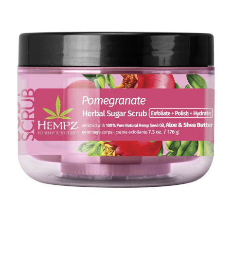 Hempz Hempz Pomegranate Herbal Sugar Scrub / Скраб для тела Сахар и Гранат, 176 г Hempz Hempz Pomegranate Herbal Sugar Scrub / Скраб для тела Сахар и Гранат, 176 г