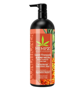 Hempz Sweet Pineapple & Honey Melon Herbal Volumizing Conditioner / Кондиционер Ананас и Медовая Дыня для придания объёма, 1000 мл Hempz Sweet Pineapple & Honey Melon Herbal Volumizing Conditioner / Кондиционер Ананас и Медовая Дыня для придания объёма, 1000 мл