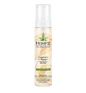 Hempz Sugarcane & Papaya Herbal Foaming Body Wash / Гель-мусс для душа Сахарный тростник и Папайя, 250 мл