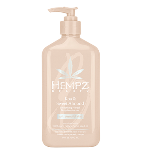 Hempz Koa & Sweet Almond Smoothing Herbal Body Moisturizer / Молочко для тела увлажняющее Коа и Сладкий Миндаль, 500 мл