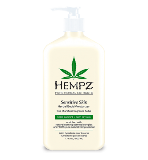 Hempz Sensitive Skin Herbal Moisturizer / Молочко для тела увлажняющее Чувствительная Кожа, 500 мл