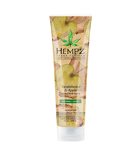 Hempz Sandalwood & Apple Hebal Body Scrub / Скраб для тела Сандал и Яблоко, 265 мл