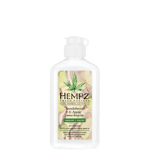 Hempz Sandalwood & Apple Herbal Shave Gel / Гель для бритья Сандал и Яблоко, 177 мл