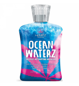 Hempz Ocean Waterz Bronzer / Детоксирующий крем-усилитель загара с комплексным бронзированием, 400 мл