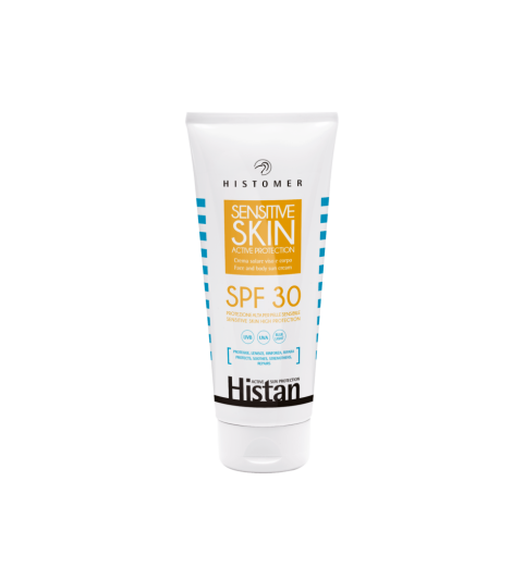 Histomer (Хистомер) Histan Sensitive Skin Active Protection SPF 30 / Солнцезащитный крем для чувствительной кожи SPF 30, 200 мл Histomer (Хистомер) Histan Sensitive Skin Active Protection SPF 30 / Солнцезащитный крем для чувствительной кожи SPF 30, 200 мл